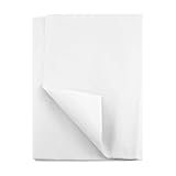 Bügelvlies Stoff Weiß 90x196cm, Vliesstoff Weiß, Volumenvlies zum Aufbügeln, Kleine Größe zum NäHen und BüGeln von Vlieseinlagen, Geeignet für Taschen, Basteln, Heimwerken, Stickereien (Weiß)