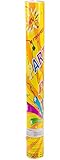 GOODS+GADGETS Konfetti-Kanone Konfetti-Shooter Party Popper Konfettikanone - XL 60 cm - Gold - 1 Stück