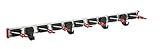 BRUNS 100cm Gerätehalter-Set - 7 Gerätehalter 4 Gerätehaken 1 Führungsschiene 100 cm lang, Gerätehalter Wand, Garten & Garage
