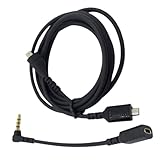 Warmhm Verbindungskabel für Gaming Headsets Audio Klinkenkabel Adapter Kompatibles Kopfhörer Zubehör Praktisches Umwandlungskabel