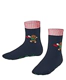 FALKE Unisex Kinder Catspads K Hp Baumwolle Rutschhemmende Noppen Stoppersocken, Blau Space Blue 6116 Gingerbread Friends, 23/26 EU