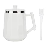Automatischer Rührbecher, Lazy Smart Automatischer Kaffee-Milch-Rührbecher, weiß, 360 Ml