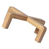 VALICLUD Dekorativer Pflanzenständer Holz 16x16x4,5cm Nordischer Blumentopfhalter für Terrasse Wohnzimmer mit Stabiler Topfpflanzenstütze für Sukkulenten und Bonsai