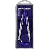 Staedtler 553 01 Schnellverstellzirkel mit Drucktastenmechanik und Mitteltriebsspindel