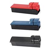 Yuiturt Zigarettenstopfmaschine, Cigarette Maker, 3 Stück Push-Pull Stopfmaschinen für 8mm Zigarettenhülsen, Cigarette Tamping Machine(Rot, Blau & Schwarz)