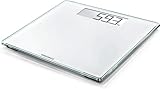 Soehnle digitale Personenwaage Style Sense Comfort 100, große, starke und extraflache Personen Digitalwaage, formschöne Waage mit LCD-Anzeige