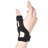 XFSRG Daumenorthese Linke Rechte Arthritis Leichte Daumenschiene mit Verstellbarer Aluminiumplatte für Sehnenscheidenentzündung Daumensattelgelenk