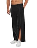 PINSPARK Jogginghose Herren Baumwolle Sweathose Baggy Weites Bein Sporthose Lang Sweat Pants Schwarz XL