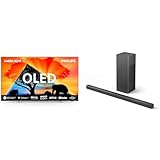 Philips Ambilight 77OLED759 4K OLED Smart TV - 77-Zoll with Philips TAB6309 Soundbar