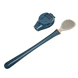 TZOXTLH Toilettenbürste, effiziente Reinigung, stanzfreie Wandmontage, WC-Reinigungsbürste mit langem Griff und Staubschutz