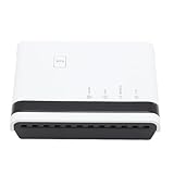 Elprico Drahtloser Druckserver Zum Teilen von 4 USB -Druckern über Lokales Netzwerk, Einfaches Setup, 10/100 -Mbit/s -Ethernet -USB -Drucker -Server -Adapter, Support Wins 7 8 10 11 (EU-Stecker)