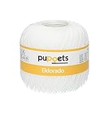 Puppets Häkelgarne Eldorado Stärke: 16 Aufmachung: 50G Lauflänge: 385M 7001 4574016-07001