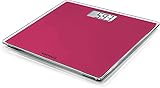 Soehnle Style Sense Compact 200, digitale Personenwaage, Think Pink, Gewicht bis zu 180 kg in präzisen 100 Gramm Schritten, Waage inkl. Batterien, Körperwaage mit extraflachem Design, pink