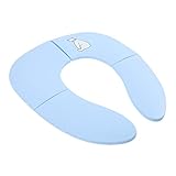 GARVALON Kindertöpfchen Trainingssitz Faltbarer Toilettenaufsatz Für Kinder Tragbarer WC Sitz Mit Anti Rutsch Design Für Jungen Und Mädchen Ideal Für Unterwegs