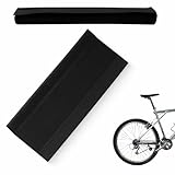 Yowfond 2 x Fahrrad Kettenstrebenschutz Neopren Schwarz Rahmenschutz Chain Guard Kette Schutz für Bike