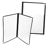 MAGICLULU 2St Rezeptordner küchenarmatur küche zubehör küchenasseccoires weinkarte kuechenarmaturen personalisiertes Neonschild Sackleinen Ringbuch mit losen Blättern Planerordner PVC Black