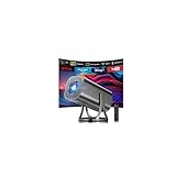 Mini Beamer 4k 1080P Unterstützung, Mini Projektor 22000L mit Android 12.0, WiFi 6 und Bluetooth 5.4, Heimkino Smart Beamer mit Auto Keystone Handy 270° Drehen für PC/HDMI/USB/TF Karte