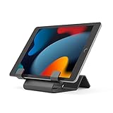 Maclocks Universal Security Tablet Halter mit Kabelschloss für z.B. Apple iPad Air 2, iPad 9,7' (2017), iPad Pro, Samsung Galaxy Tab uvm. [schwarz | Aluminium | Diebstahlschutz] - CL12UTH-BB
