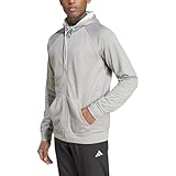 adidas Game and Go Big Logo 3 Stripes Full Zip Sweatshirt M