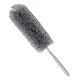 BAtlam Dust Duster Weiche Mikrofaser-Staubbürste Staubsammler Staubsauger Elektrostatische magische Reinigungsbürste Haushaltsklimaanlage Automöbelreinigung Staubwedel (39,5 cm | grau)