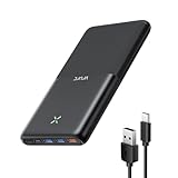 VRURC Power Bank 30000mAh 22.5W Powerbank USB C Schnelles Aufladen Externe Handyakkus mit 4 Ausgänge und 3 Eingänge Tragbares Ladegerät kompatibel mit iPhone, Huawei, Tablets usw (Schwarz)