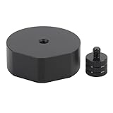 Generic Satellitenstativ-Mount-Adapter, Aluminiumlegierung 1/4in-20 3/8in-16 Fadenständer-Mount-Adapter mit Stativ für Camping Im Freien