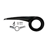 kowaku Fahrrad Kettenschutz Abdeckung Fahrrad Kette Abdeckung Tragbar Universal Fahrrad Teil Kettenschutz Schwarz von Schwanzschnalle, Schwarz 38T- 40T