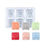 Markante Cartoon Designs Form Antihaftbeschichtet 6 Mulden Silikon Kuchenform Für Die Herstellung Von Leckereien In Cartoon Form Hochtemperaturbeständig