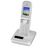 Panasonic KX-TGH720GG Schnurlostelefon mit Anrufbeantworter (DECT Telefon, strahlungsarm, Farbdisplay, Anrufsperre, Freisprechen) perl-silber