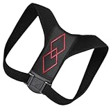Garneck Haltungskorrektor Sitzhaltung Korrektur Gürtel Verstellbar PU Leder Nylon Atmungsaktiv Unsichtbar für Erwachsene