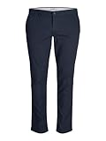 JACK & JONES Herren Jpstmarco Jjdave Lc Noos Pls Chino Hose, Navy Blazer, 46W / 32L EU