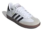 adidas Samba Indoor-Sneaker für Kinder, unisex, Weiß/Keine/Keine, 6 Big Kid
