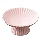 Haslbeck Retro Keramik TortenstäNder Obstschale Teller Tee Inventar Tortenplatte Teezeremonie ZubehöR Rouge Rosa