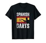 Lustiger spanischer Dartpfeile, Hobby-Dartspieler T-Shirt