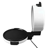 30,5 cm Elektrischer Pizzaofen, Tragbare Pita-Brot Macher Maschine Pizza Maker mit 30,5 cm Arbeitsplatte, rutschfeste Unterseite für Küche