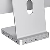 Inateck USB C Hub für iMac, Dockingstation Kompatibel mit iMac 24 Zoll 2021/2023, USB 3.2 Gen 2, 8-in-1 Aluminium USB Hub mit NVMe SSD Gehäuse, USB C 10 Gbit/s und SD/TF Kartenleser, DK2001