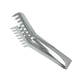 Metaltex Spaghettizange, Servierzange Edelstahl, 20cm, ergonomische Grillzange