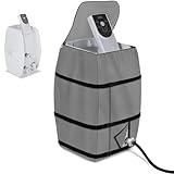 Zephylix Whirlpool-Heizungspumpenabdeckung, Whirlpool-isolierte Pumpenabdeckung mit 3 Schnallen, für die meisten aufblasbaren Whirlpools, Spa-Heizungspumpen, 42,9 x 38 x 53,8 cm, Grau