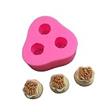 TingHaoO Silikon-Schokoladenform, spülmaschinenfest, Lebensmittel-Thema, Kuchenform, praktische Küche, Backwaren, Dessert, Backzubehör
