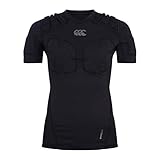 Canterbury Damen Pro Protection Vest | Protect Chest & Shoulders | Breathable | Lightweight and Flexible Schutzweste, Schwarz, 42