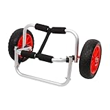 Lightakai - Kajakwagen Bootswagen, Transport Kajak Kanu Transportwagen Trolley Faltbarer Wagen für Schlauchbooten und Anhängern usw