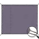 REDCAMP 210 x 210cm Zeltplane Wasserdicht, Zeltunterlage Ultraleicht, Mehrzweck Camping Zelt Tarp Mit ösen für Outdoor Wanderpicknick