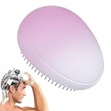Nasse Haarbürste | Friseurkamm ohne Ziehen in Eiform | weiche Massage-Haarbürste | Toilettenbürste für Männer und Frauen, Toilettenzubehör für Salon Home Spa Aakoma
