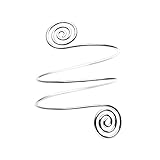 CALLARON 1stk Armbinde Für Frau Goldenes Klobiges Armband Schmuck Spiralarmband Spiral- Goldarmbänder Für Damen Armreif Silberne Creolen Für Damen Goldene Armbinde Fußkettchen Ringe Silver