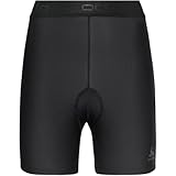 Odlo Fahrradhose Damen Kurz Active Sport I Gepolsterte Radlerhose I Innenhose mit Sitzpolster Kurze Radlerhose I Damen