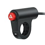 Motorrad-Lichttaste, für Motorrad- , Motorrad-Tasten, Kontrollleuchte, Warnblinker, Zubehör