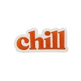Finally Home Oranger Chill Patch zum Aufbügeln | Retro Spruch Patches, Vintage Bügelbild, Hippie Flicken, Aufnäher