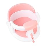 Stellen Sie den Badesitz für Babys ein, Baby-Schwimmsitz, setzen Sie sich einen Badesitz für Babys - Badewanne mit Saugfunktion - Abnehmbarer Duschstuhl mit Anti-Rutsch-Pad P