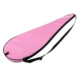 Squash-Schlägerhülle, 5 mm, Baumwolle, gepolstert, Pink