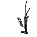 Bosch Akku-Staubsauger Flexxo 2in1 Serie 4 BBH32101, kabelloser Handstaubsauger, beutellos, hohe Saugleistung, lange Laufzeit, kurze Ladezeit, Fugendüse, alle Bodenarten, schwarz